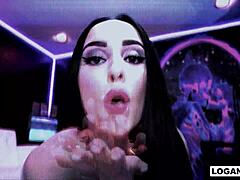 Logan Xander Teases Violet Voss Feet Seductively