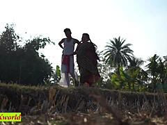 Bengali Village Wife's Secret Cheating Fuck Hides from Husband