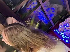 fucking sexy student slut creampie in 4k overlooking stunning city skyline!