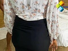 Hotel Cleaning Lady Sees Naked Cock Fucks to Balance Culture Full Red Sheer