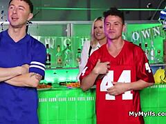 Blonde Barmaid's Tight Pussy Shared Free Use Group Hardcore