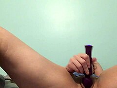 petite blonde rubs her wet pussy solo till she cums hard 🔥😩💦