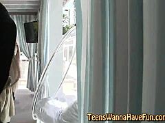 teen amateurs party with toys in group pussy play 😈🔥