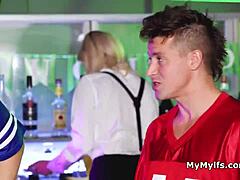 Blonde Barmaid's Tight Pussy Shared Free Use Group Hardcore