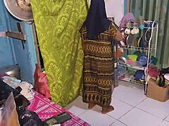 Housewife's Big Pussy Solo Masturbation in Kitchen Bliss