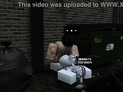 he breeds a horny cowgirl deep in a dark alley on roblox