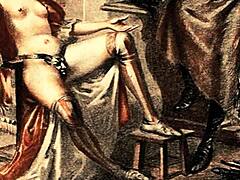 these vintage erotic drawings capture raw antique passion perfectly