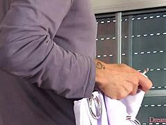 blonde ts babe carol penelope filled with hot cum!