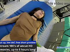 dr tampa's wild nurse lilly hall humiliates patient backstage in latex gloves 😈🏥