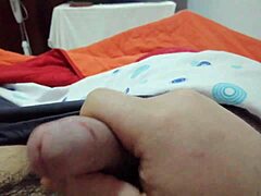 Solo Cock Massage Leads To Explosive Cumshot Release