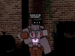 he breeds a horny cowgirl deep in a dark alley on roblox