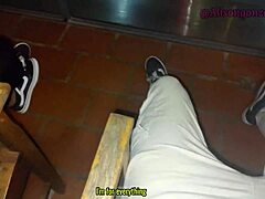 my best friend alisongonzalez26 swallows my whole dick on the balcony till neighbor almost catches us