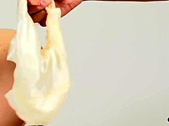 i came inside her tight pussy but then dildo made her squirt too