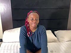 casting this pretty young ebony babe got me so horny