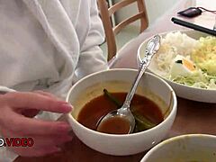 chisa hoshino's shaved pussy fingered fucked hardcore