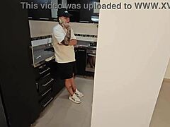 your friend's horny wife sucks my cock behind his back