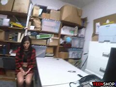 teen thief hates sucking guards' cocks but cuts deal anyway