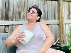 whoa these big tits look amazing soaked wet shirt