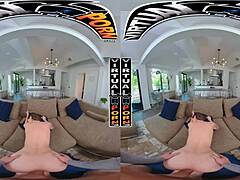 Virtual Girlfriend Sera Ryder Serves Breakfast with Small Tits Tease and More