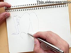 quick doggy style foot fetish sketch with sexy latina ass 💋👣