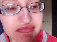 my pink lipstick banana slurp asmr fetish