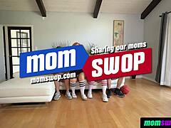 Stepmoms Swapped by Sport Fan Stepsons for Big Ass Doggystyle Fucks