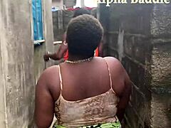 nolly porn has oga's wife slurping contractor's cock deep