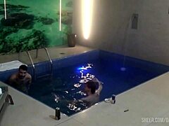 friends join motel pool threesome for steamy group fun part 2