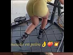 nicole medallo sweats at gym for hot body then fucks guys doggystyle with cumshot facial