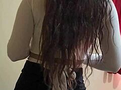 petite venezuelan teases dance before begging for raw sex