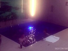 friends join motel pool threesome for steamy group fun part 2