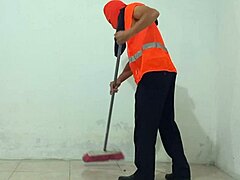 nurse sucks cleaning staff cock