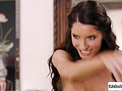 big tit milf lesbians scissor hard after fight face sitting lick