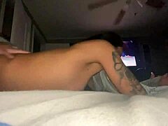 Garage Doggystyle Pounding Smashes Her from Behind