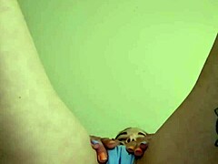 Emy Angel fingers her petite pussy perfect ass tease