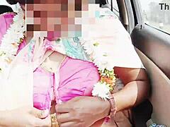 Desi Hot Aunty CAR SEX With Romantic Dirty Telugu Talks