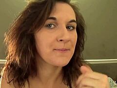 Fifi Foxx indulges mouth fetish with intense gum brushing tease