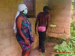 quickie with my naughty bbw latiff stepmom backyard