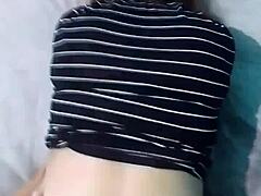 Boyfriend's Doggy Thrust on Massive Bed