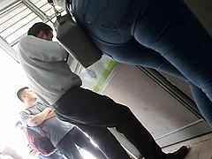 Tight Leggings Hug Curvy Hips Perfectly