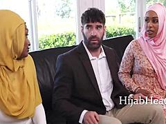 rebellious hijab teen 18+ bargains breeding deal with arab stepmom voyeur taboo watch