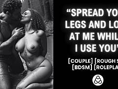 Girlfriend dominated in forest BDSM roleplay creampie outdoor 🌲🔥😩