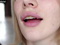 innocent braces teen polly yang begs for sloppy facial cumshot