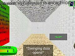 teacher's hairless pussy tempts in baldi's basics classic remastered playthrough