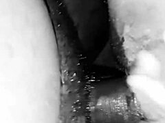 real ebony stepsis squirts hard on big cock