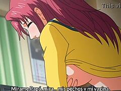 horny chica fingers wet pussy fantasizing daddy's monster cock