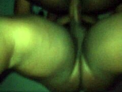 puta preta couldn't hold it and farted during full anal pounding