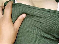 Indian Pornstar Suhana Khan Rides Husband's Monster Cock in Desi Shaved Pussy Creampie Session