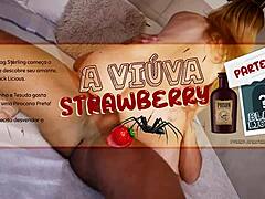 Viúva strawberry screams in juicy interracial bliss with black monster cock pounding