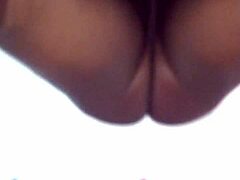 puta preta couldn't hold it and farted during full anal pounding